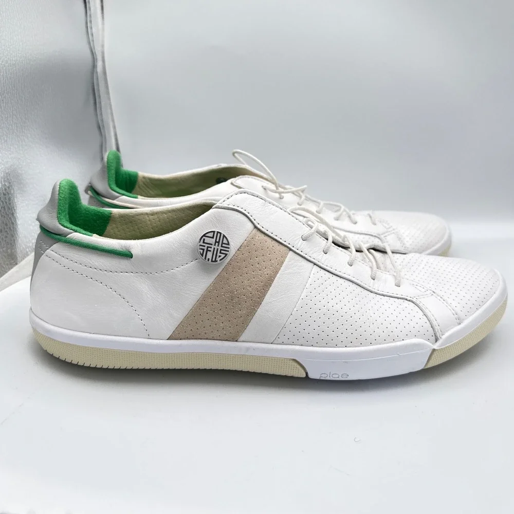 Plae Mulberry First Edition White Leather 552010-100 White‎ Mens 9.5   Casual